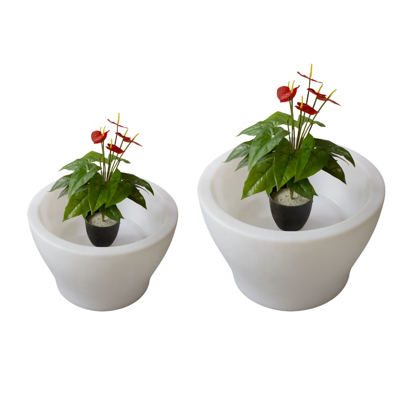 Smart Garden Weed - وعاء زهور بلاستيكي فاخر وعصري للحدائق،