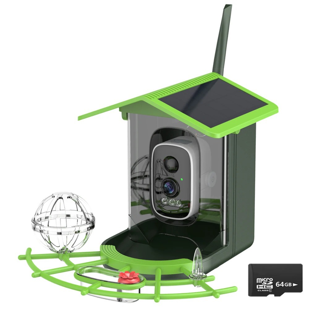 Smart Bird Feeder Camera - مغذي طيور ذكي، بتقنية التعرف بالذكاء