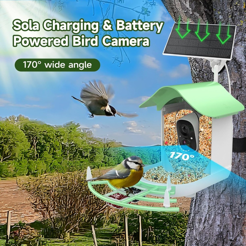 وحدة تغذية الطيور الذكية التي  - مراجعة Smart Bird Feeder Camera وسعره