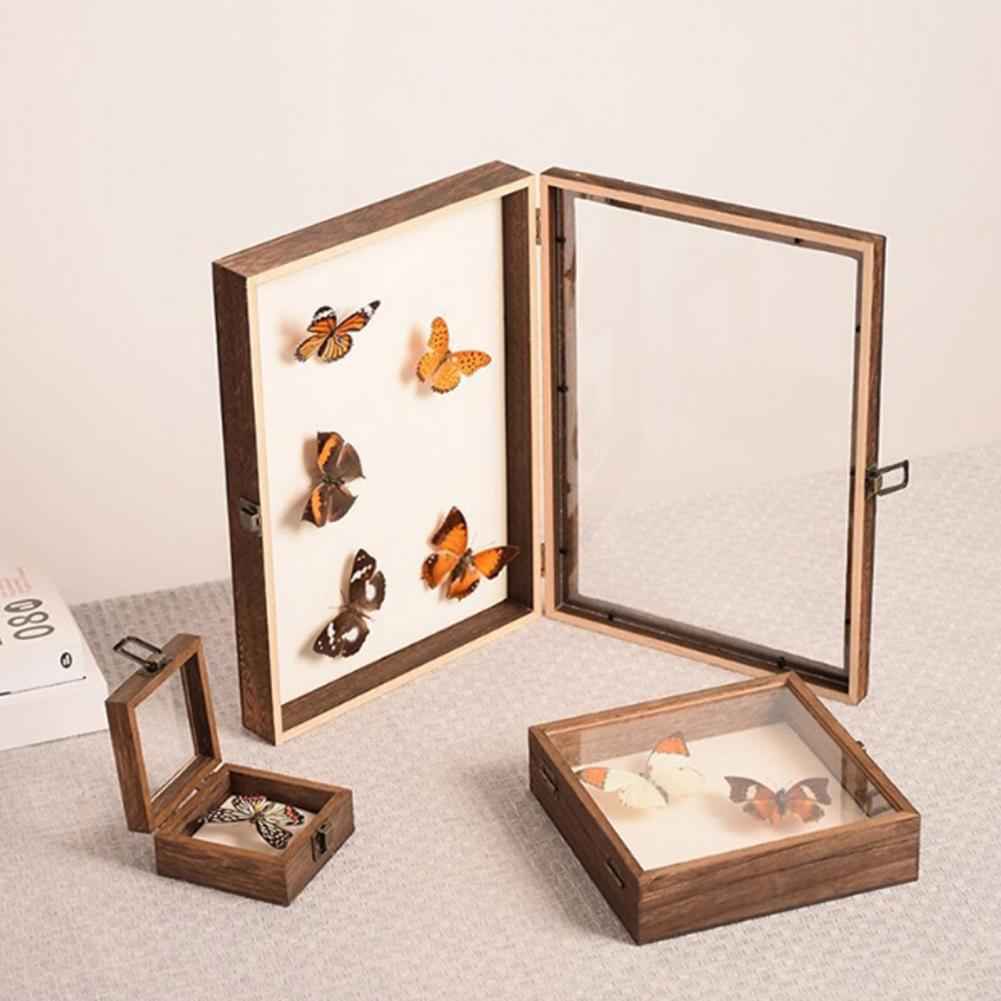 علبة عرض خشبية صندوق ظلال الفر - مراجعة Insect Hotel Wood وسعره