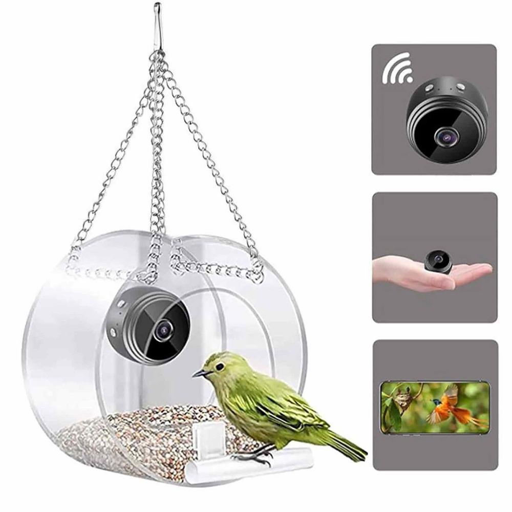 جهاز تغذية الطيور مع كاميرا رؤ - مراجعة Smart Bird Feeder Camera وسعره
