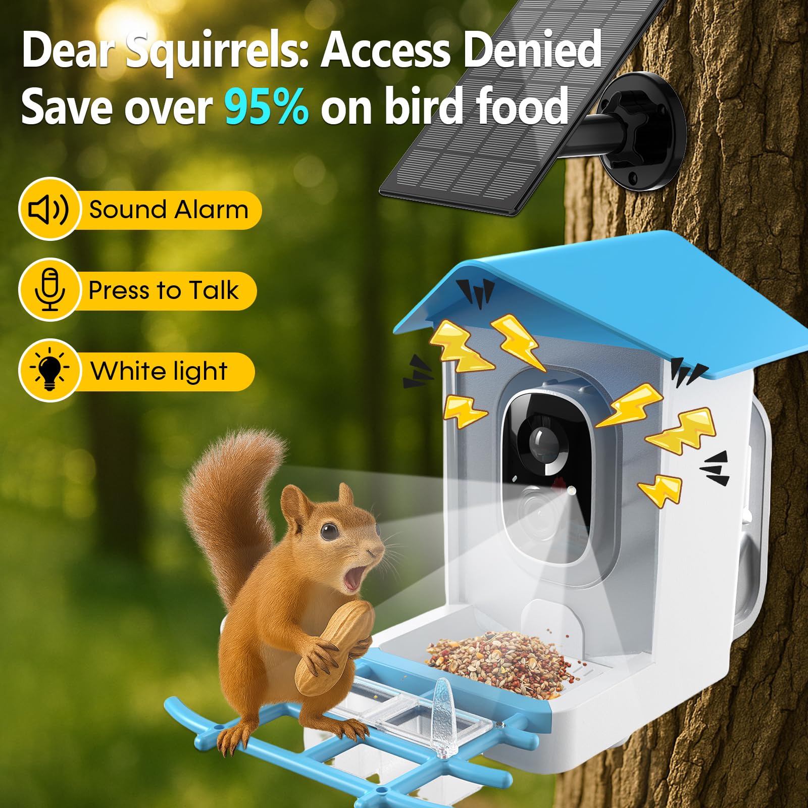 كاميرا ذكية لتغذية الطيور بدقة - مراجعة Smart Bird Feeder Camera وسعره