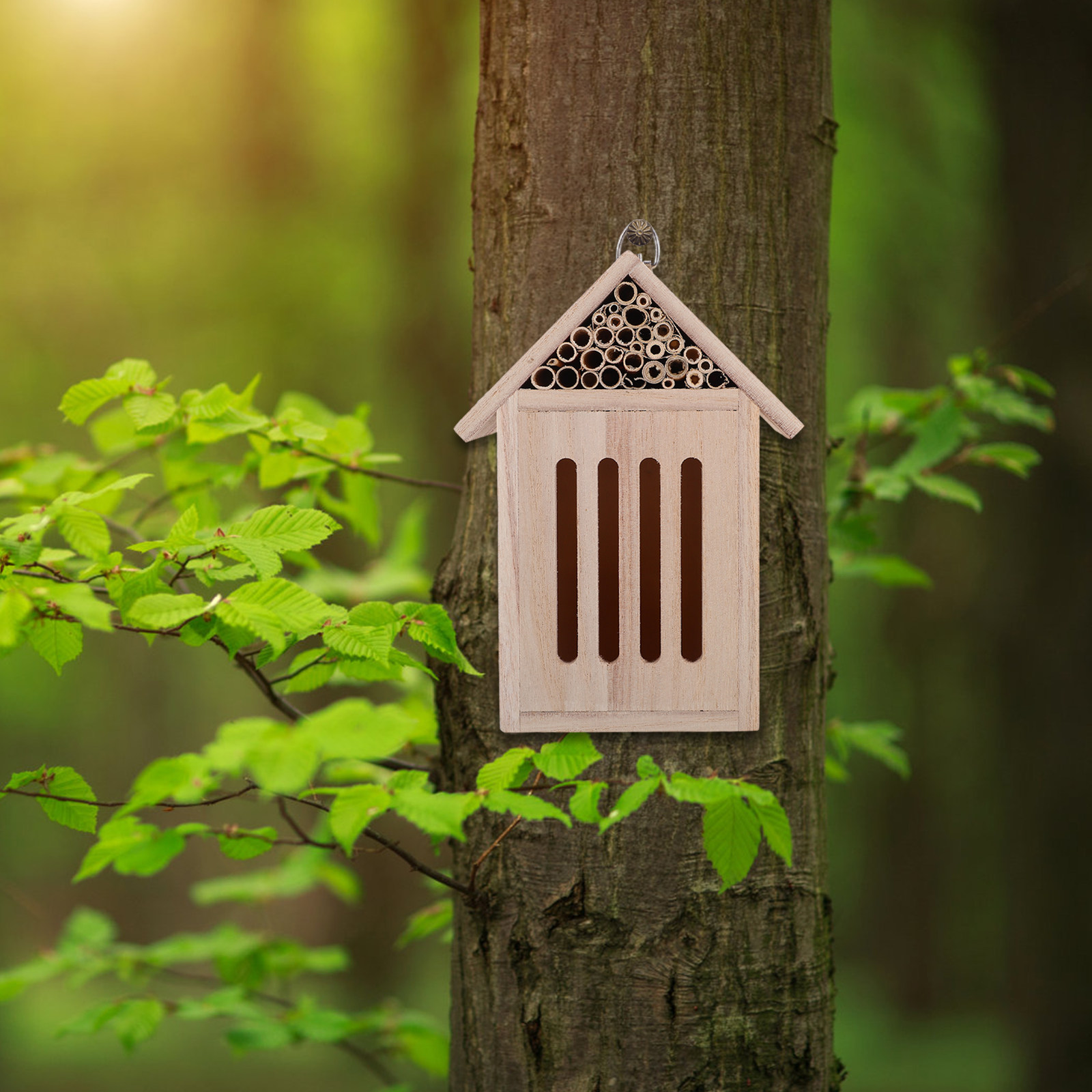 فندق خشبي للحشرات، حديقة حشرات - مراجعة Insect Hotel Wood وسعره