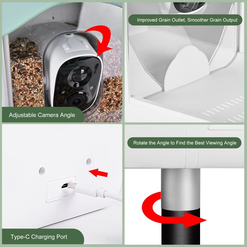 كاميرا ذكية لتغذية الطيور للرؤ - مراجعة Smart Bird Feeder Camera وسعره