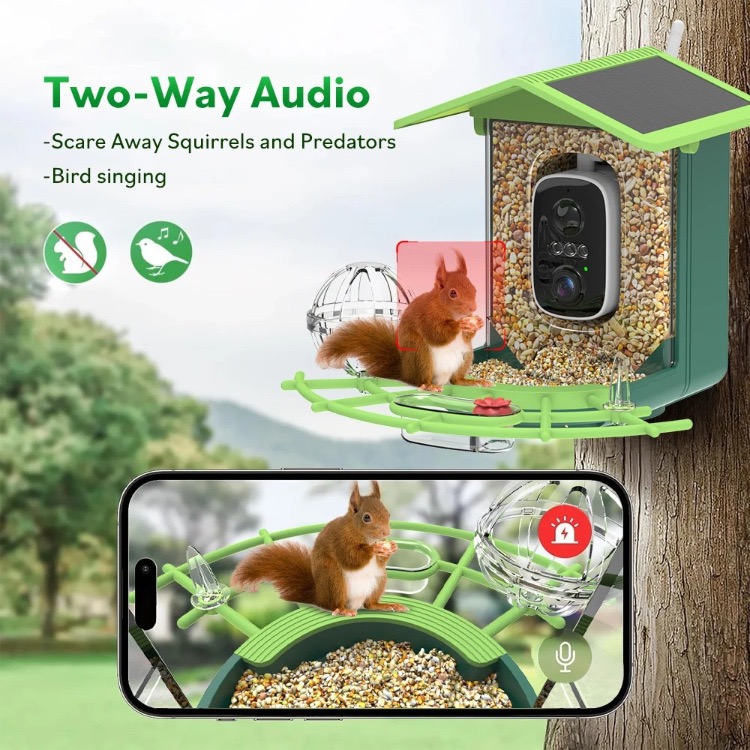 كاميرا ذكية لتغذية الطيور بدقة - مراجعة Smart Bird Feeder Camera وسعره